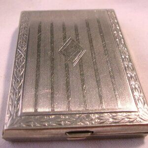 Antique Silverplate Match Safe